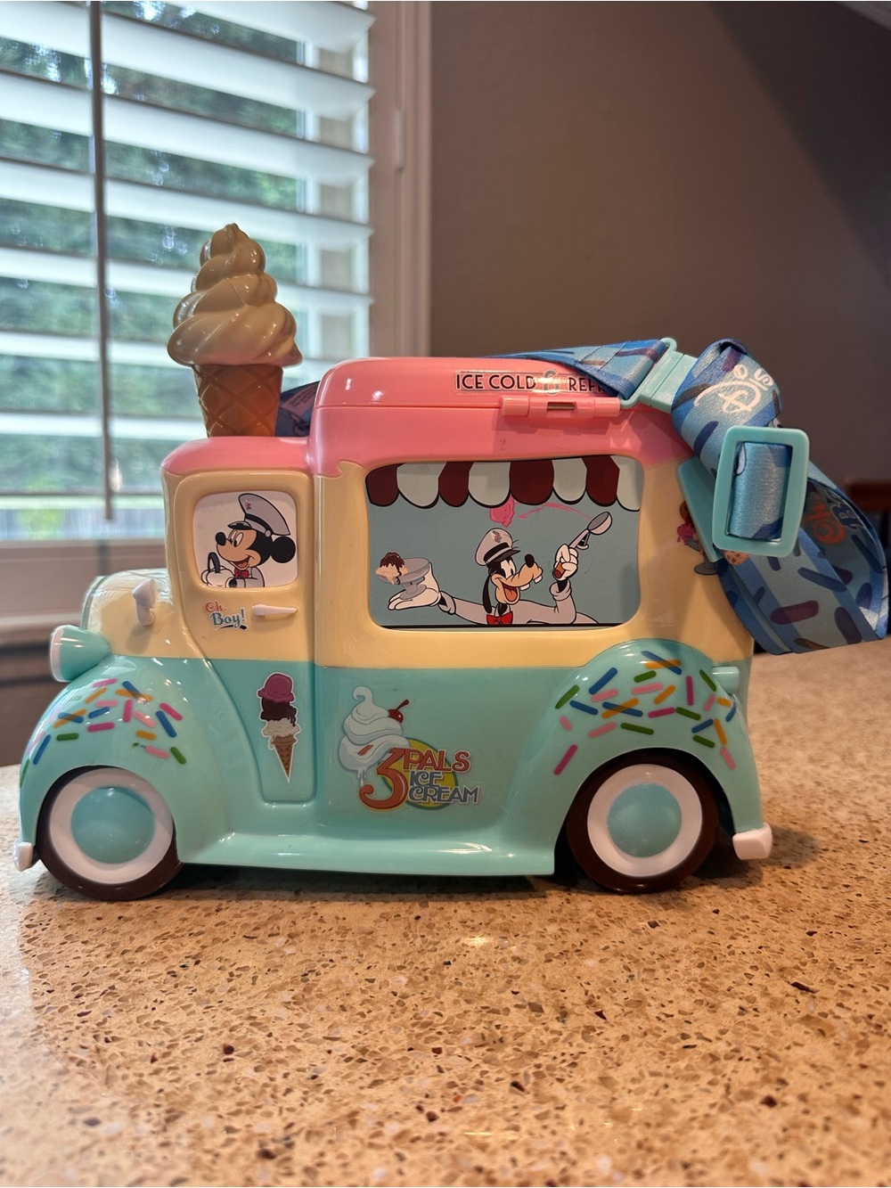 Disney Parks Mickey & Friends Ice Cream Truck Sundae Bucket - COMPLETE Set